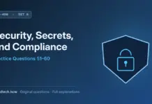 AZ-400 Questions 51-60: Security, Secrets, and Compliance Scanning